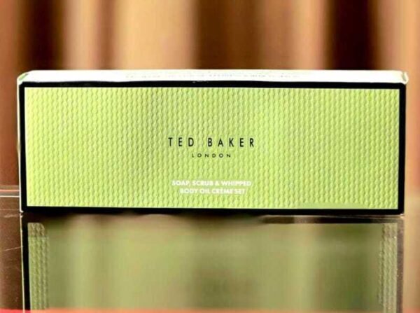 TED BAKER SOAP SCRUB & WHIPPED BODY OIL CREME SET